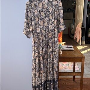 Natural Life Rebecca Floral Button-Up Dress